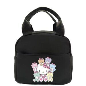 Hello Kitty & Teddy Bears Insulated Lunch Bag Cute & Functional Work, Travel